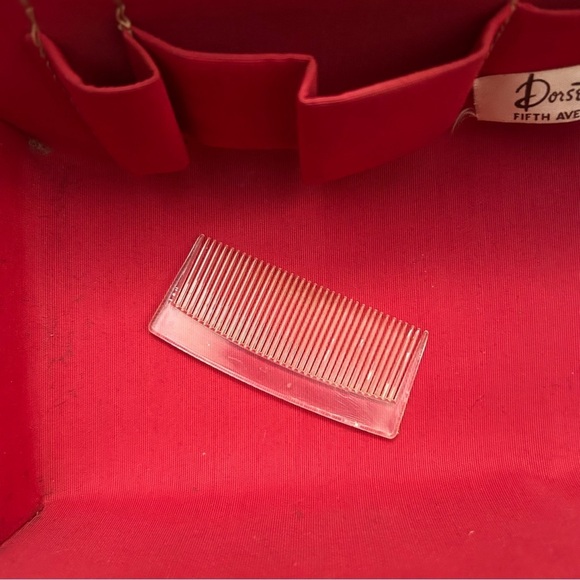 Vintage Dorset Rex 50s Silver Metal Basket Weave Lattice Box Purse - Picture 13 of 16